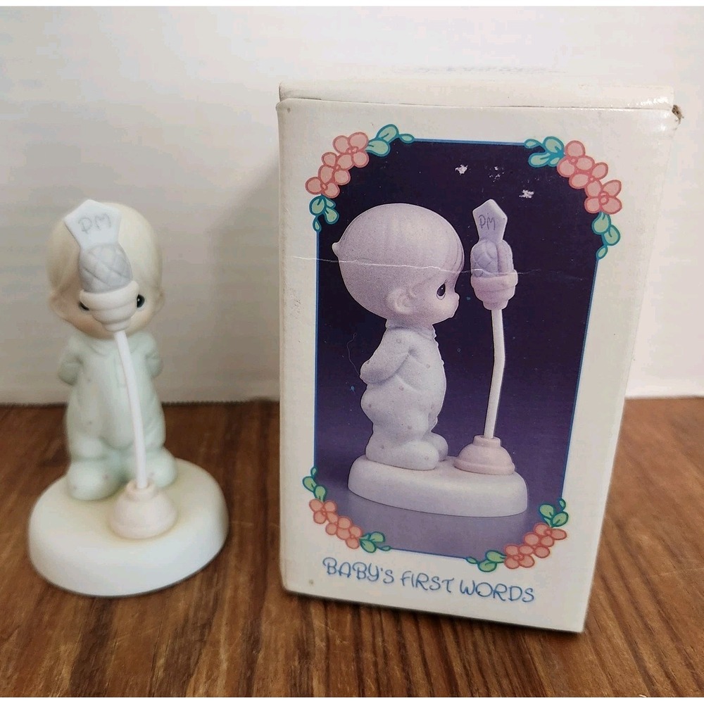 1992 "Baby's First Words" Precious Moments 527238‎ Seventh In Babys First Series